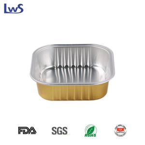 LWS-SQC90A Coated aluminum foil container