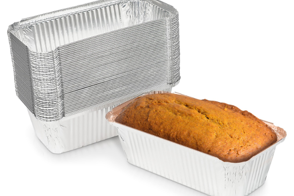 Takeout Foil Container with Cardboard Lid
